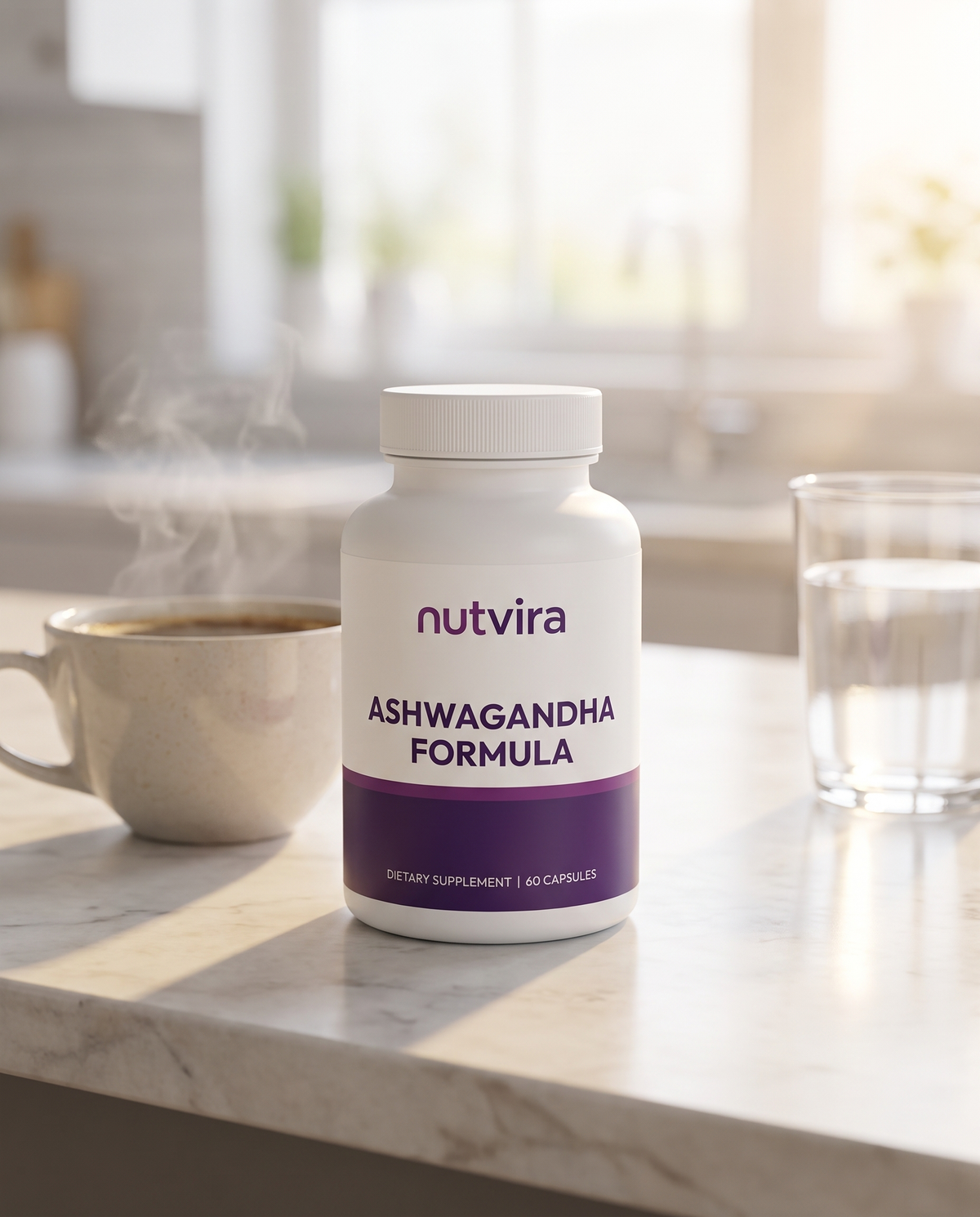 Nutvira Ashwagandha Formula in use