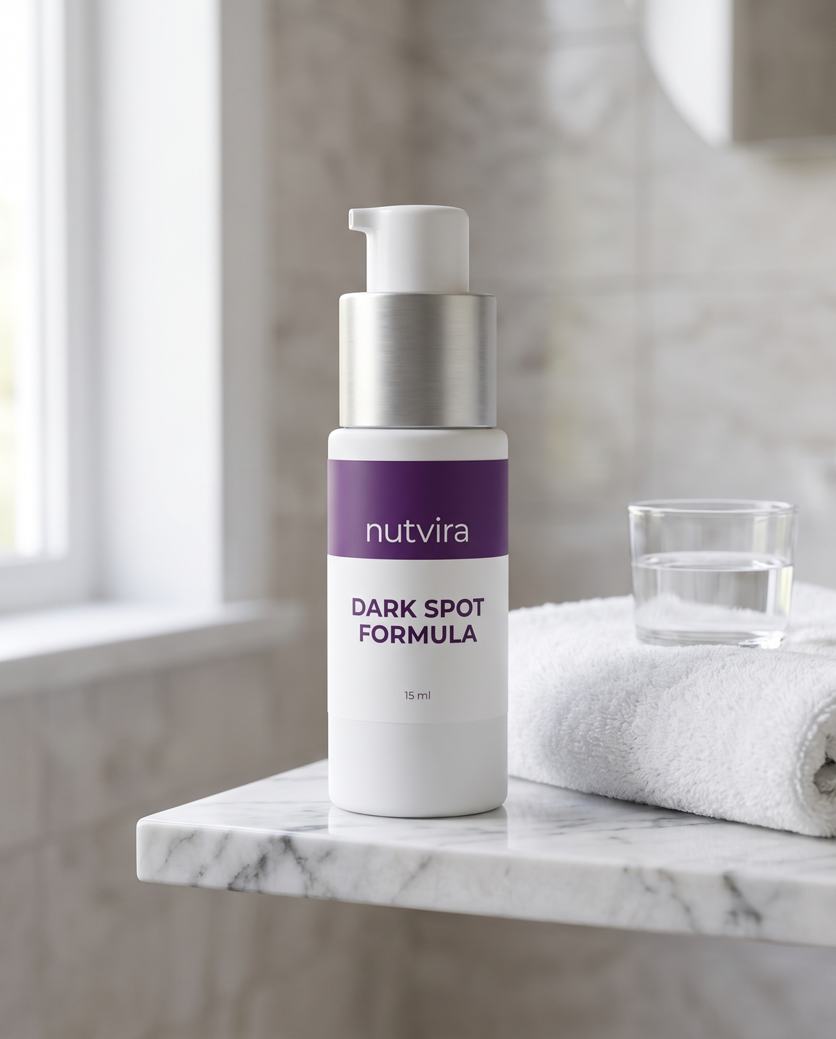 Nutvira Dark Spot Formula in use