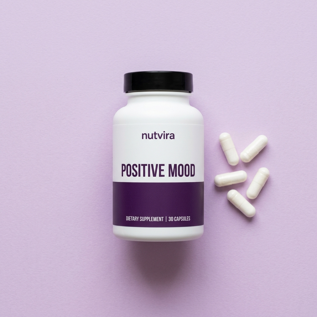 Nutvira Positive Mood flatlay